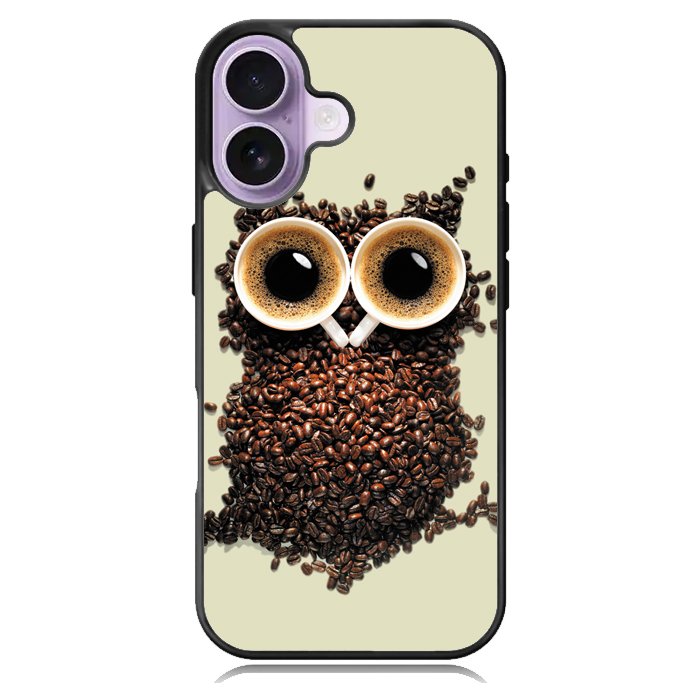 Coffee owl iPhone 17 Case