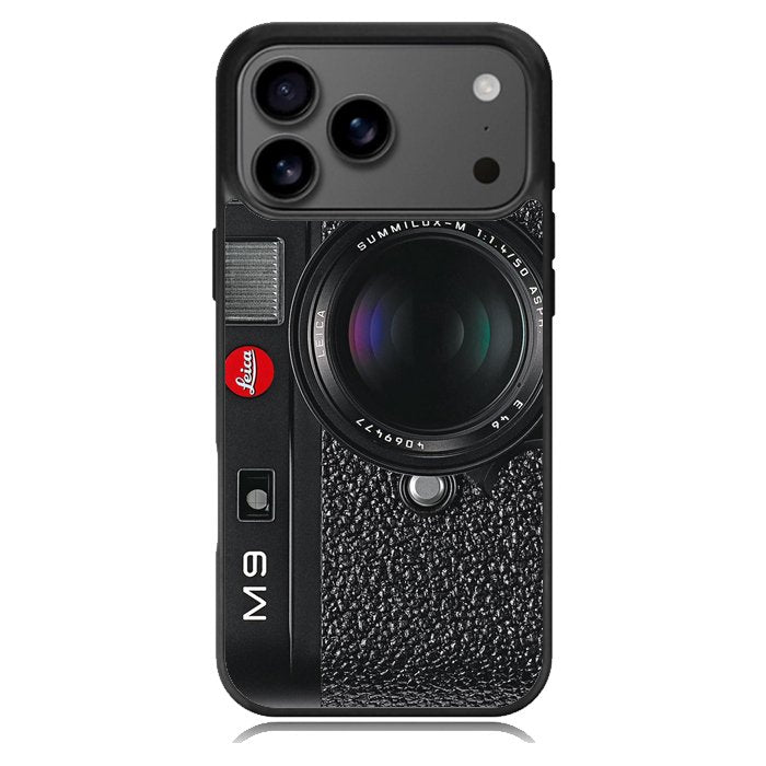 Black M9 Leica Camera iPhone 17 Pro Max Case