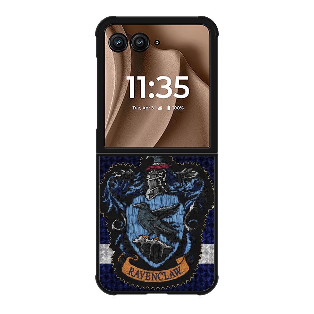 Harry Potter Knit Ravenclaw Wall Crest Logo F0185 Motorola Moto RAZR Plus 2025 Case
