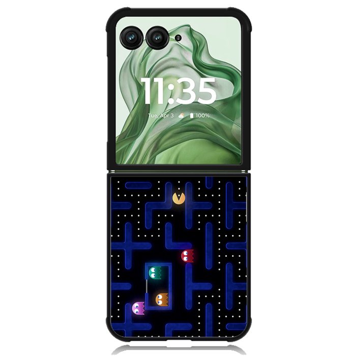 Pacman Game Z0602 Motorola Moto Razr+ Plus 2024/2025 Case, Motorola Razr 50 Ultra/50s Ultra Case