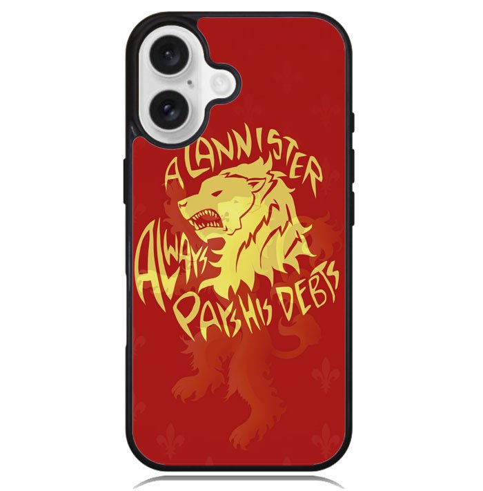 House Lannisters Sigil Red Lion Z0711 iPhone 16 Case