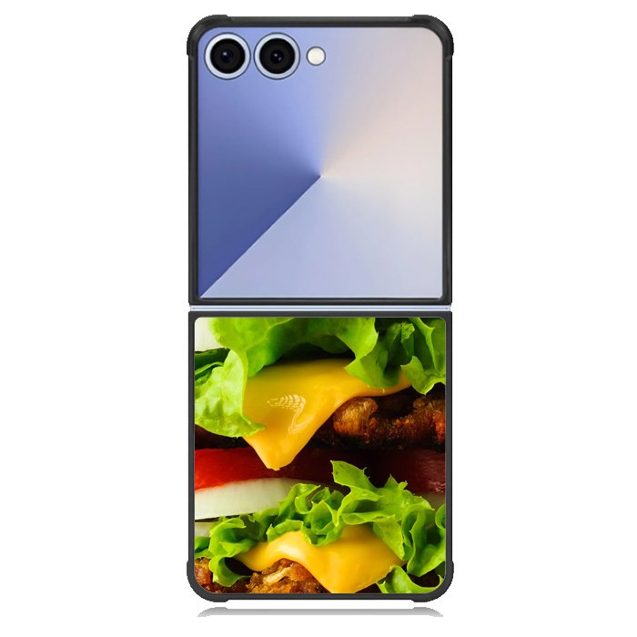 Cheese Burger Z0715 Samsung Galaxy Z Flip 7 Case
