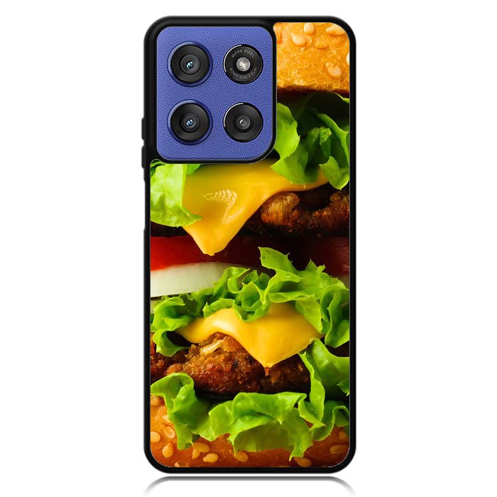 Cheese Burger Z0715 Motorola Moto G Stylus 5G 2025 Case