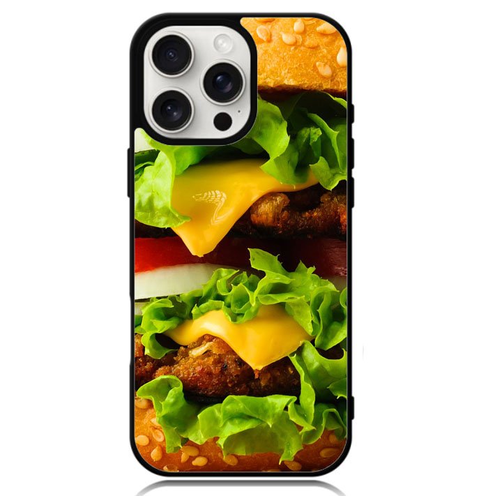 Cheese Burger Z0715 iPhone 16 Pro Max Case
