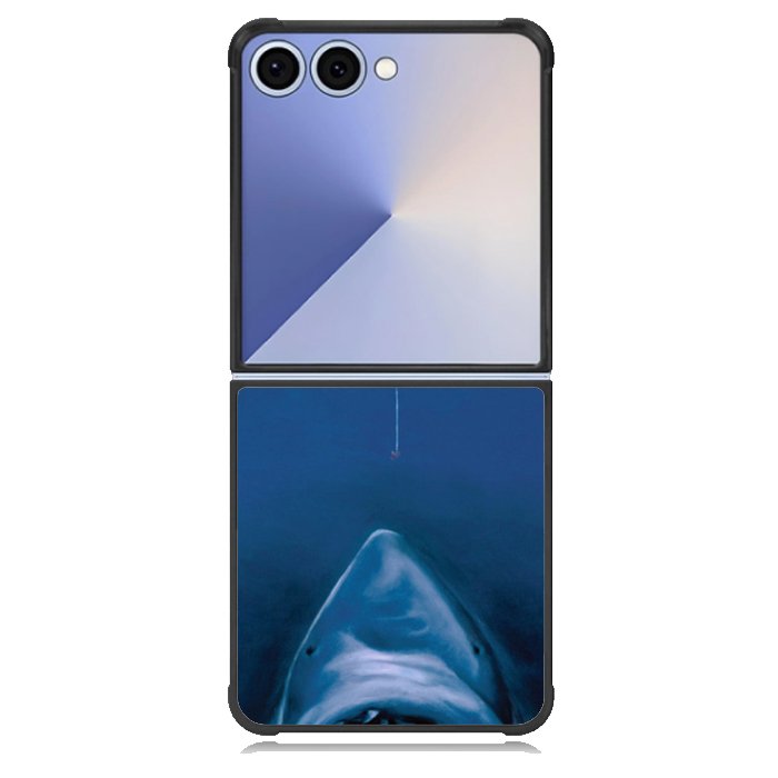 Funny Fishing Shark Samsung Galaxy Z Flip 7 Case