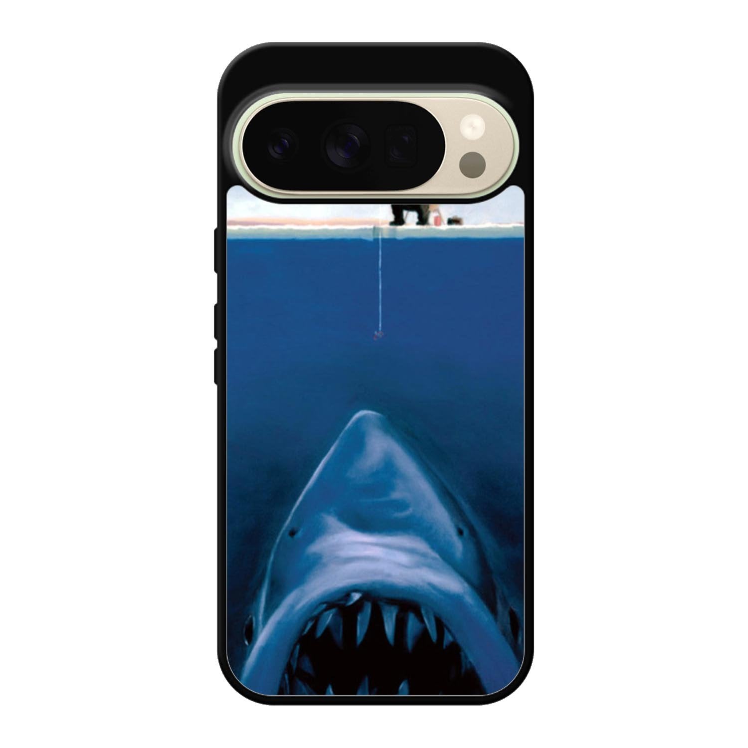 Funny Fishing Shark Google Pixel 10 Pro Case