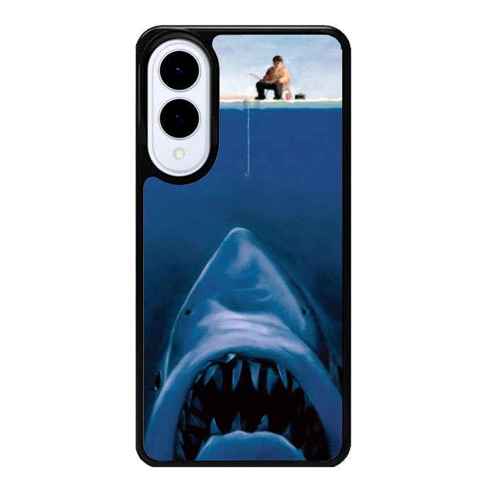 Funny Fishing Shark Samsung Galaxy S25 Edge Case