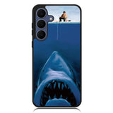 Funny Fishing Shark Samsung Galaxy S25 FE Case
