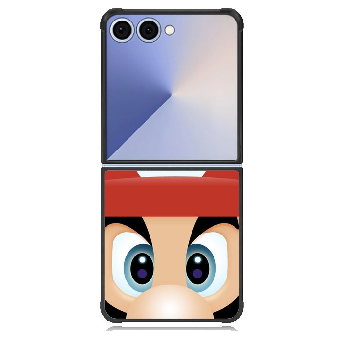 Mario Face Samsung Galaxy Z Flip 7 Case