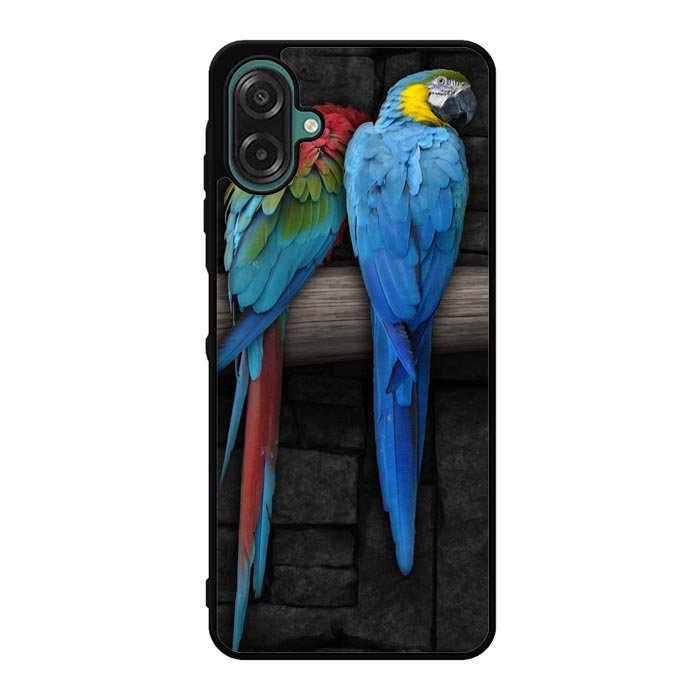 Cute Couple of Birds Parrot Pair Couple Animal Bird Samsung Galaxy A07 Case