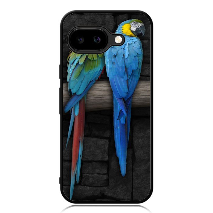 Cute Couple of Birds Parrot Pair Couple Animal Bird Google Pixel 9A Case