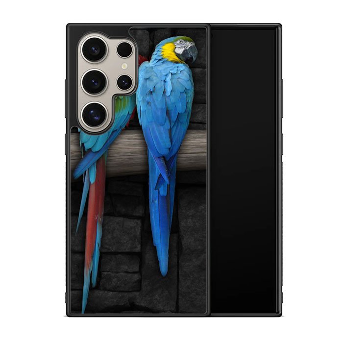 Cute Couple of Birds Parrot Pair Couple Animal Bird Samsung Galaxy S24 Ultra 5G Case
