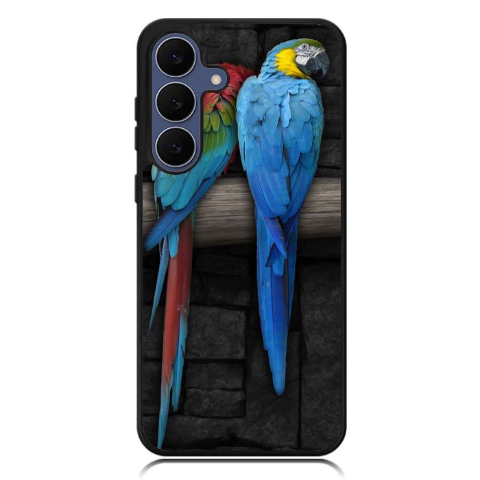Cute Couple of Birds Parrot Pair Couple Animal Bird Samsung Galaxy S25 FE Case