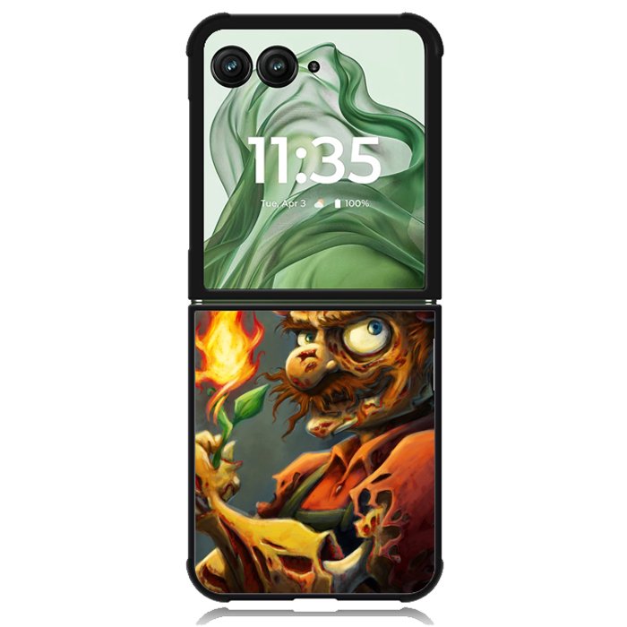 Super Mario Zombie Motorola Moto Razr+ Plus 2024/2025 Case, Motorola Razr 50 Ultra/50s Ultra Case