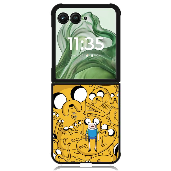 Adventure Time With Finn And Jake Motorola Moto Razr+ Plus 2024/2025 Case, Motorola Razr 50 Ultra/50s Ultra Case