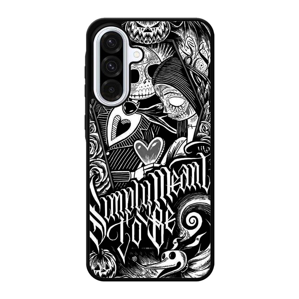 Jack And Sally Muertitos The Nightmare Before Christmas Samsung Galaxy A56 Case FE7037
