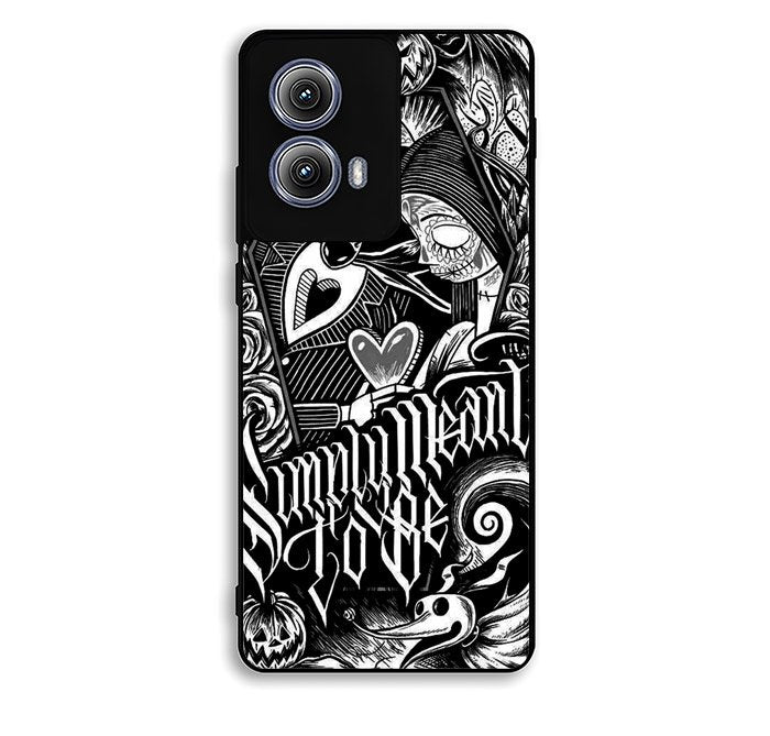 Jack And Sally Muertitos The Nightmare Before Christmas Motorola Moto Edge 2024 Case FE7037