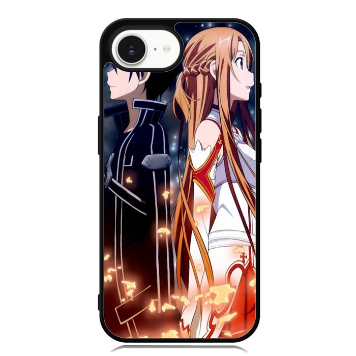 SWORDS ART ONLINE SAO KIRITO AND ASUMA ANIME  iPhone 16e Case FE1104