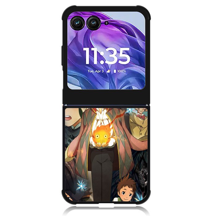 Studio Ghibli HowlS Moving Castle Motorola Moto Razr 2024 , Moto Razr 50 Case