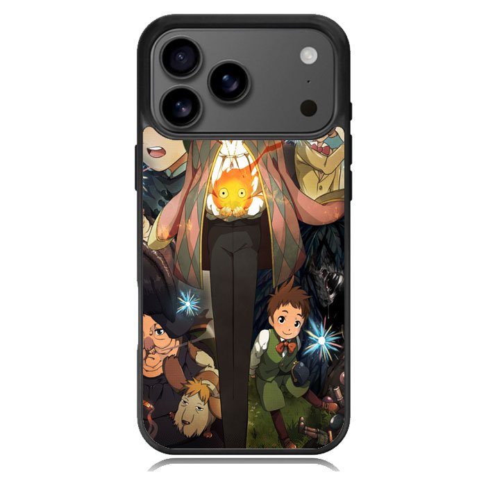 Studio Ghibli Howls Moving Castle iPhone 18 Pro Case DC1788