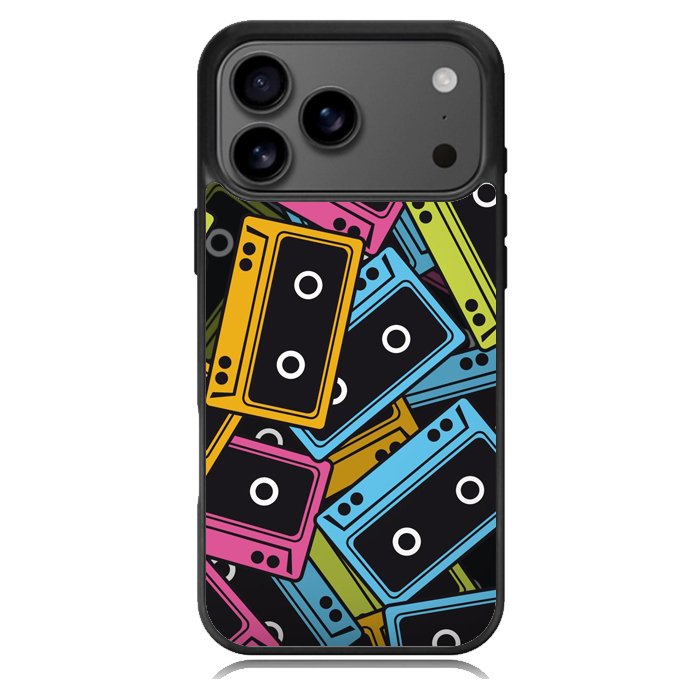 Multicolor Cassette Tape Z0579 iPhone 17 Pro Max Case