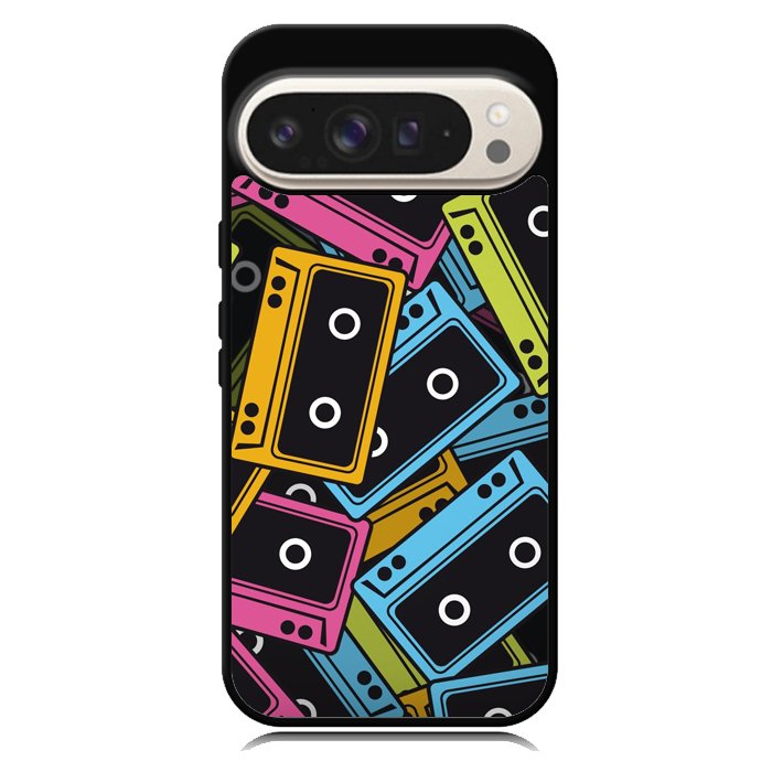 Multicolor Cassette Tape Z0579 Google Pixel 10 Pro XL Case