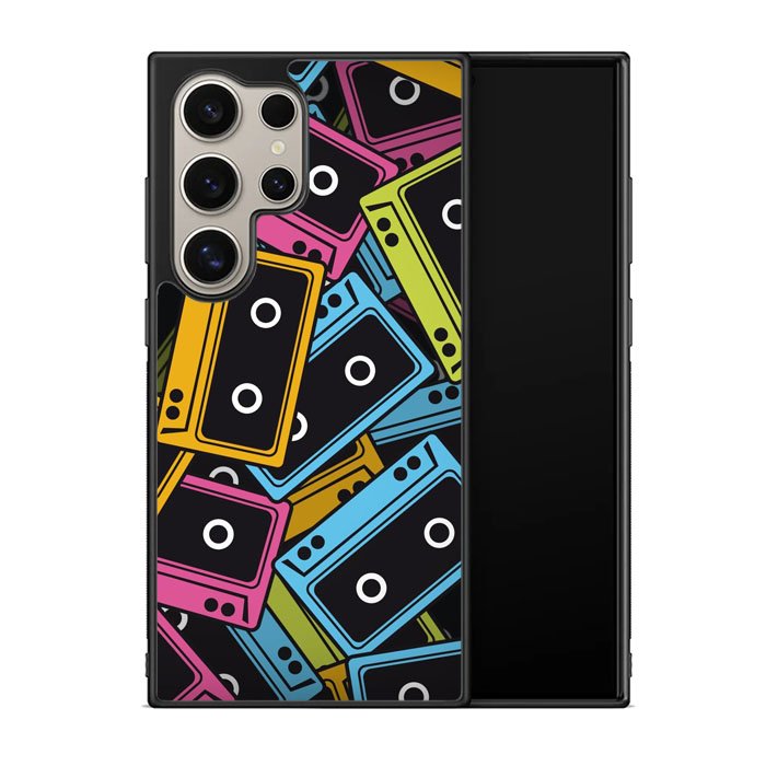 Multicolor Cassette Tape Z0579 Samsung Galaxy S24 Ultra 5G Case