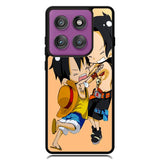 luffy and brother chibi Z0951 Motorola Moto Edge 2025 | Moto Edge 60 Fusion | Moto Edge 60 Pro Case