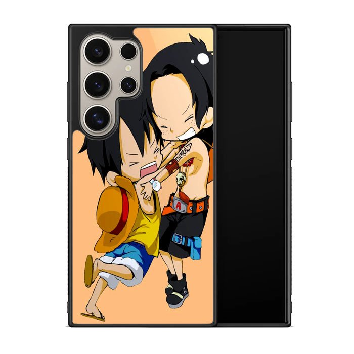 luffy and brother chibi Z0951 Samsung Galaxy S24 Ultra 5G Case