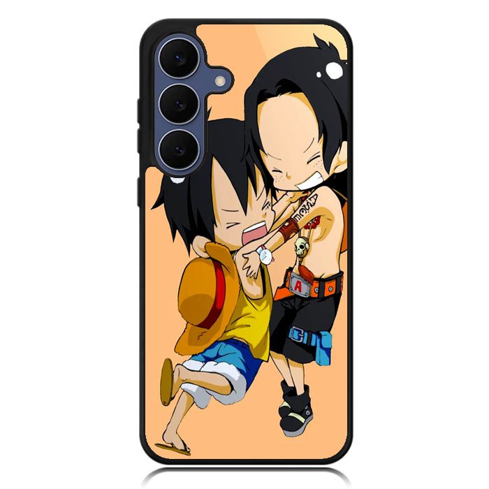 luffy and brother chibi Z0951 Samsung Galaxy S25 FE Case