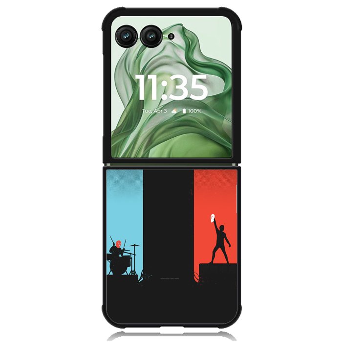 Twenty one pilots red and blue Z0984 Motorola Moto Razr+ Plus 2024/2025 Case, Motorola Razr 50 Ultra/50s Ultra Case