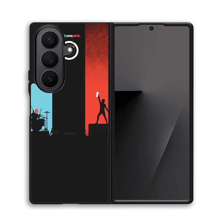 Twenty one pilots red and blue Z0984 Samsung Galaxy Z Fold 7 Case