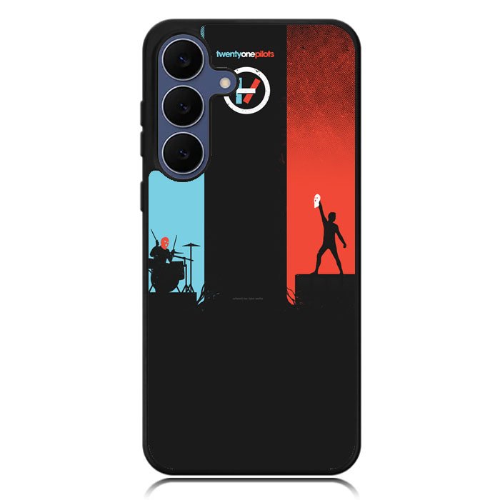 Twenty one pilots red and blue Z0984 Samsung Galaxy S25 FE Case