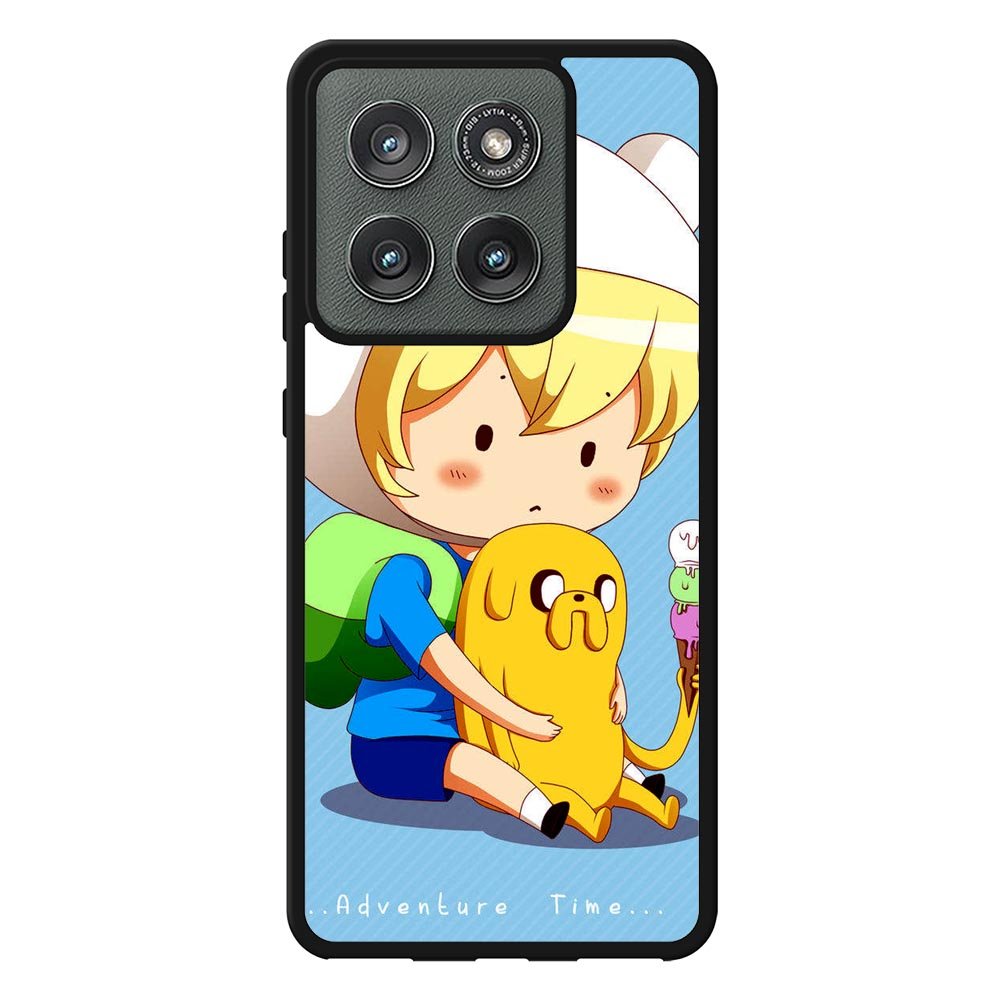 Adventure Time Chibi Finn And Jake Z0988 Motorola Moto Edge 2025 Case