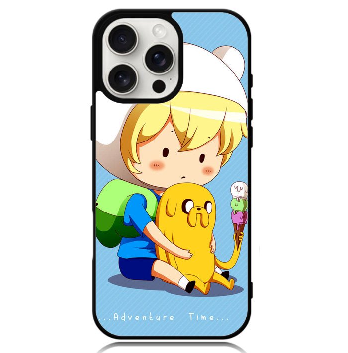 Adventure Time Chibi Finn And Jake Z0988 iPhone 16 Pro Case