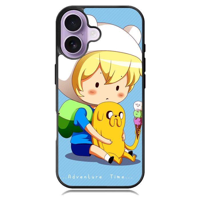 Adventure Time Chibi Finn And Jake Z0988 iPhone 17 Case
