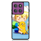 Adventure Time Chibi Finn And Jake Z0988 Motorola Moto Edge 2025 | Moto Edge 60 Fusion | Moto Edge 60 Pro Case