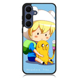 Adventure Time Chibi Finn And Jake Z0988 Samsung Galaxy S25 FE Case