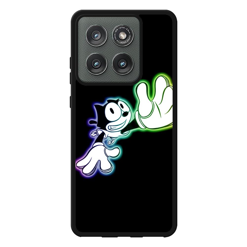 felix the cat glow Z1053 Motorola Moto Edge 2025 Case