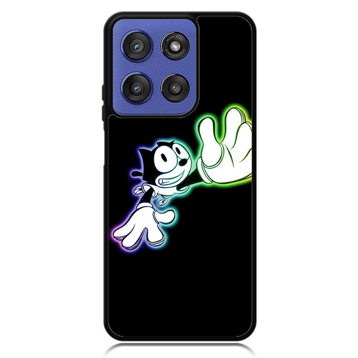 felix the cat glow Z1053 Motorola Moto G Stylus 5G 2025 Case