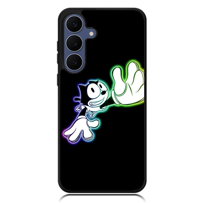 felix the cat glow Z1053 Samsung Galaxy S25 FE Case