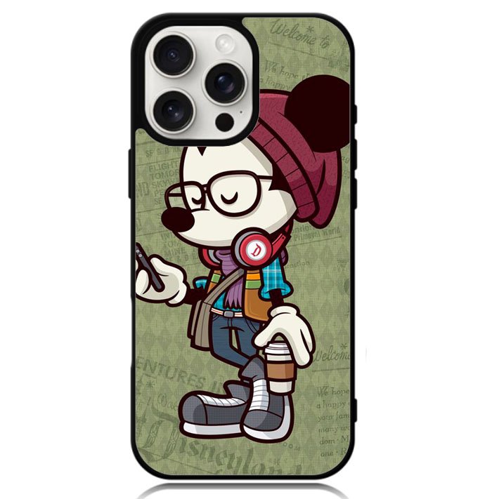 Hipster Mouse Z1064 iPhone 16 Pro Max Case