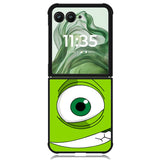 Mike Wazowski Face Z1112 Motorola Moto Razr+ Plus 2024/2025 Case, Motorola Razr 50 Ultra/50s Ultra Case