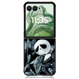 New Sad Jack Skellington Z1124 Motorola Moto Razr+ Plus 2024/2025 Case, Motorola Razr 50 Ultra/50s Ultra Case