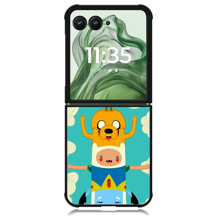 Adventure Time Art Totem Z1127 Motorola Moto Razr+ Plus 2024/2025 Case, Motorola Razr 50 Ultra/50s Ultra Case