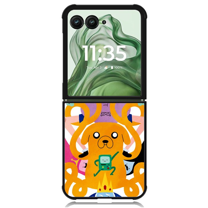 Adventure Time Art Z1128 Motorola Moto Razr+ Plus 2024/2025 Case, Motorola Razr 50 Ultra/50s Ultra Case