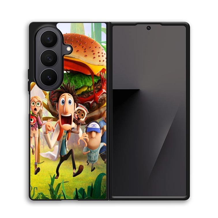 Cloudy With A Chance of Meatballs monster Z1201 Samsung Galaxy Z Fold 7 Case