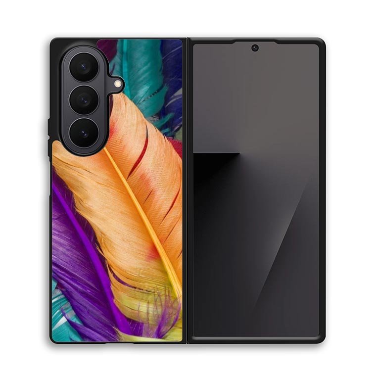 COLORFUL FEATHERS Z1243 Samsung Galaxy Z Fold 7 Case
