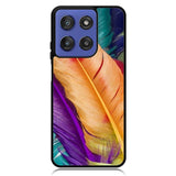 COLORFUL FEATHERS Z1243 Motorola Moto G Stylus 5G 2025 Case