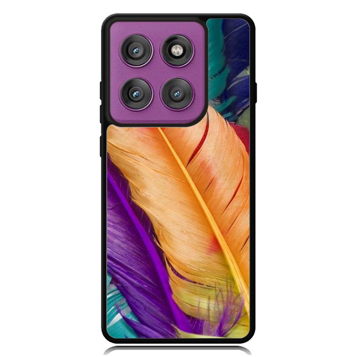 COLORFUL FEATHERS Z1243 Motorola Moto Edge 2025 | Moto Edge 60 Fusion | Moto Edge 60 Pro Case